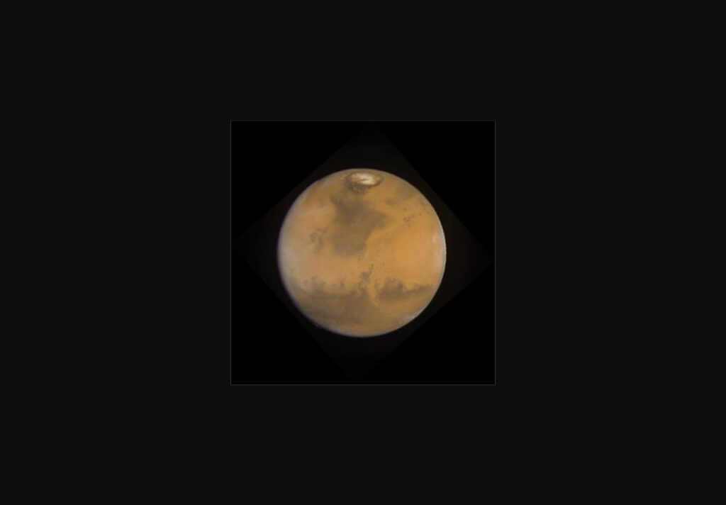 Mars planet floating decoration
