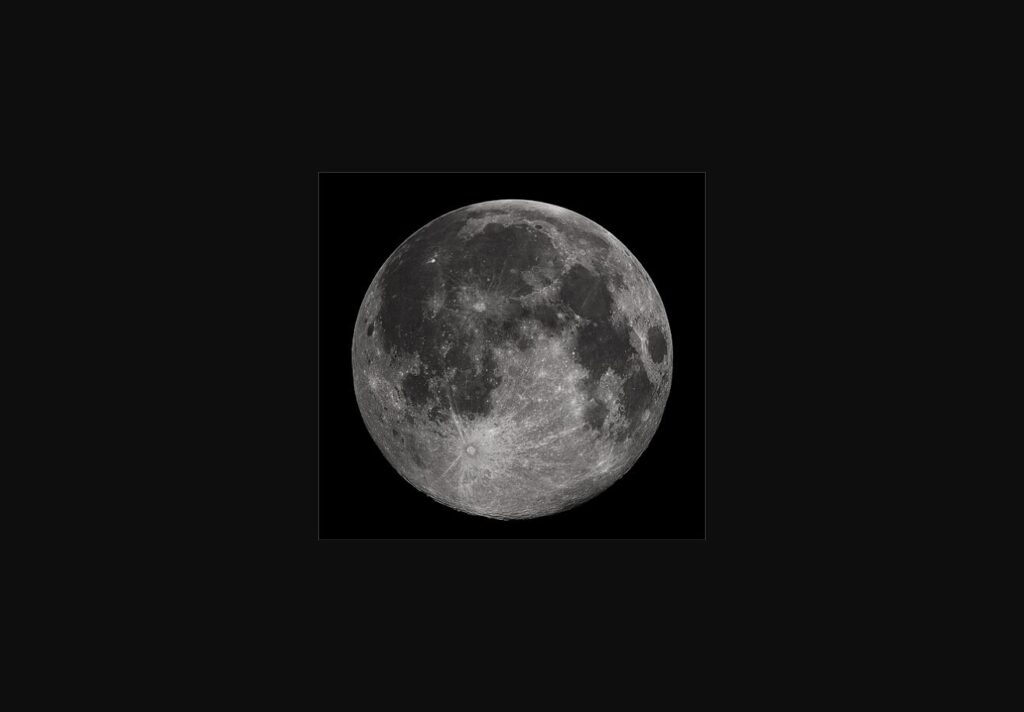 Moon floating decoration, rotating slowly
