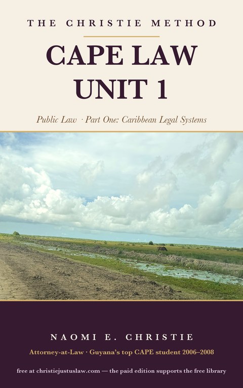 CAPE Law, Unit 1 — Public Law — cover