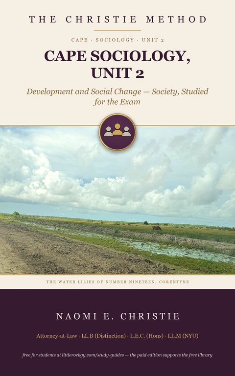 CAPE Sociology, Unit 2 — cover